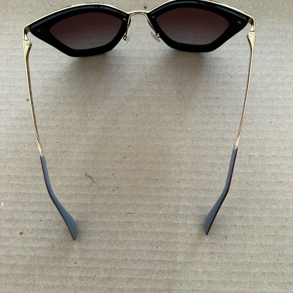 PRADA black and gold sunglasses SRP 53s - Picture 8 of 16